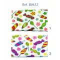 SBIECO DI COTONE STAMP. DOLCETTI - BIA22 - CONF. 25 METRI